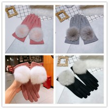 Femme Pom Gants Fausse