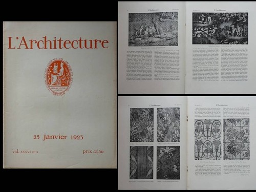 Architecture 1923 toile - l'architecture, n°2