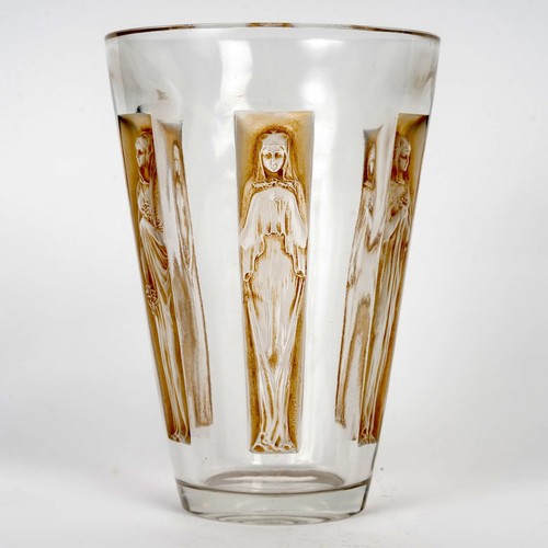 Vase gobelet six figurines - vase,