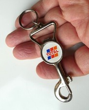 Ancien porte clé TOTAL Station Garage Automobile Carburant Décapsuleur