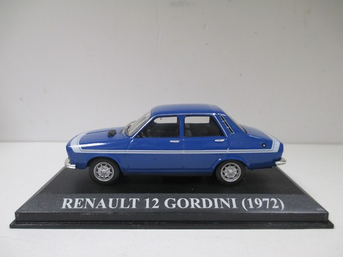 Renault r12 gordini bleu - r12,