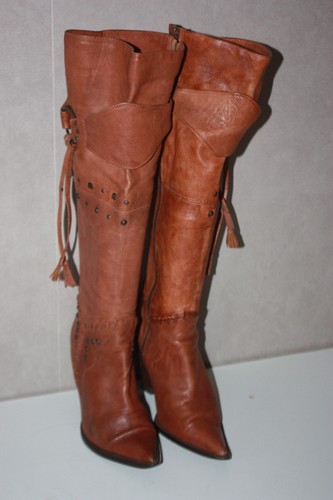 Bottes talons cuir souple - talons,