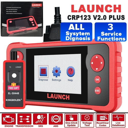 Newest launch crp123 plus - launch, obd2