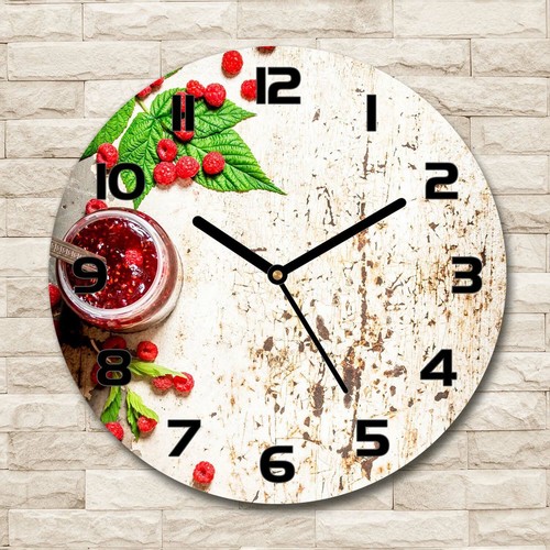 Tulup horloge murale verre - murale, en