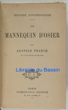 Le mannequin d'osier Anatole France 1904