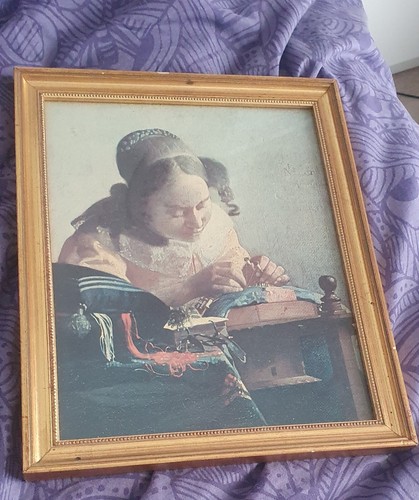Tableau dentellière - tableau,