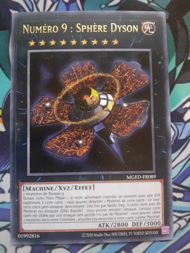 Carte numéro 9 - yu-gi-oh,