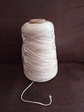 1 petite Bobine de Fil à Tricoter (Coton Plat) Beige Clair uni (330g)