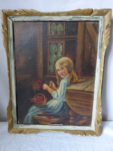 Tableau huile sur toile - tableau,