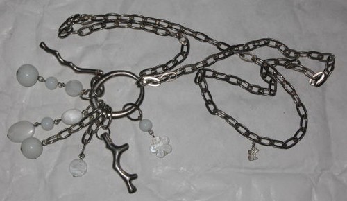 Collier argenté agatha - argenté,