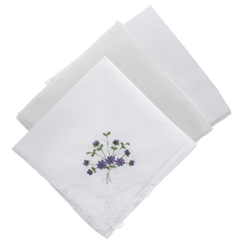 3 Pcs Petit Mouchoirs Tissu