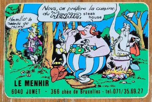 Asterix autocollant steakhouse - asterix,