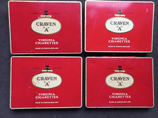 4 Boîtes Cigarettes "CRAVEN