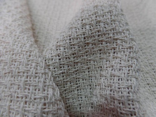 Tissu coton lin tissage - coton,