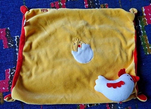 Doudou plat dpam poule - gp,