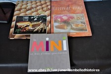 Lot de 3 anciens Livres Tupperware le livre de l'oeuf, Tupperware reçoit, mini