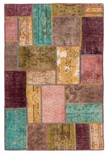 Patchwork Tapis persan noué à la main 153x104 cm - Orient, tapis, dos, vintage