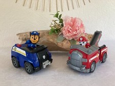 525⚜️ Deux Véhicules Paw Patrol  Figurines La Pat' Patrouille Chase, et Marcus