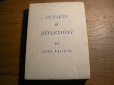 Pensées et réflexions / de paul vasseur 1976