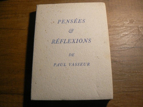 Pensées réflexions de - et,