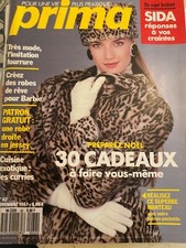 ANCIEN LIVRE REVUE MAGAZINE PRIMA MODE AVEC SUPER PATRON N° 62 11/87 TRICOT
