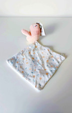 Doudou Plat Oiseau Rose Clair