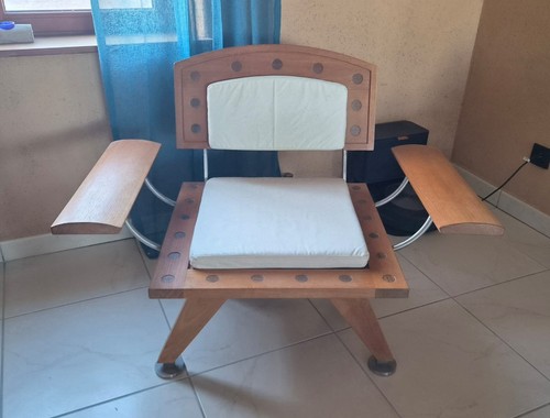 Fauteuil teck état - en, neuf