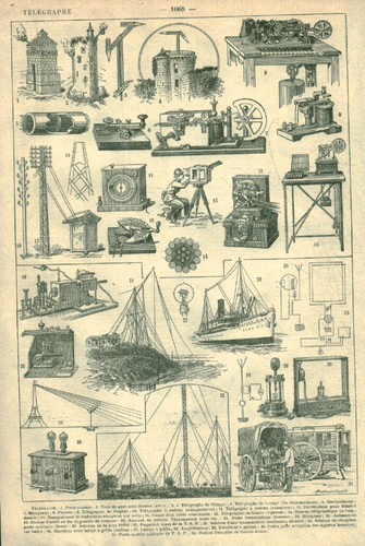 Document ancien télégraphe