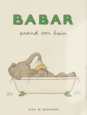 BABAR  Prend Son Bain AFFICHE POSTER Officielle 30x40cm 
