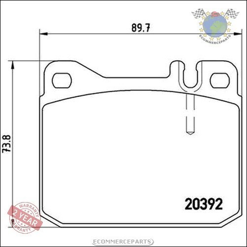 Kit plaquettes brembo - kit, pour