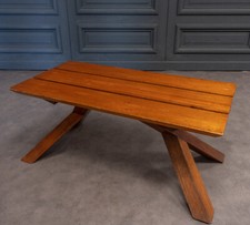 Table basse à lattes  1970