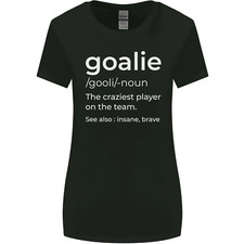 Gardien Keeper Football Glace Hockey Drôle Femmes Plus Large Coupe T-Shirt