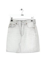 Mini jupe en coton grise