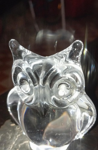 Chouette cristal daum - en,