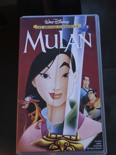 Cassette vhs mulan - cassette, "mulan"