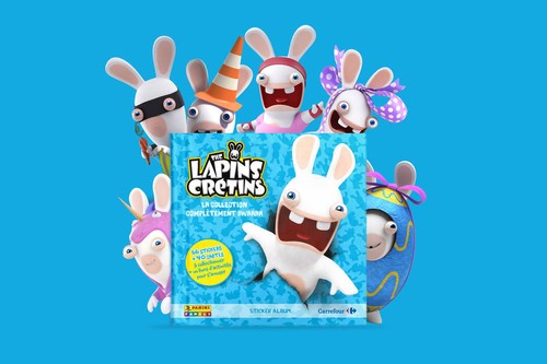 Carte lapins crétins - carte,