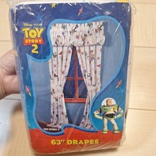 Rideau à cantonnières Toy Story 2 203x160 cm coton polyester fabriqué aux...