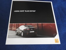 catalogue depliant renault laguna coupé " black edition " 2009