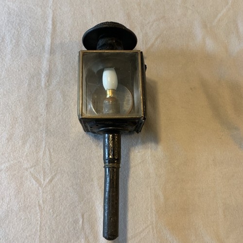 Ancienne lampe cocher - de,