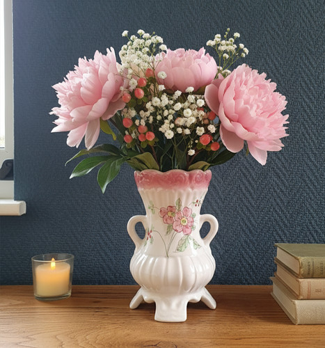 Vase fleurs vintage - vase,