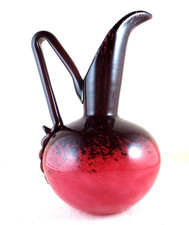 Charles SCHNEIDER - Pichet bijoux " JADE " vase multicouche  - 1923 -