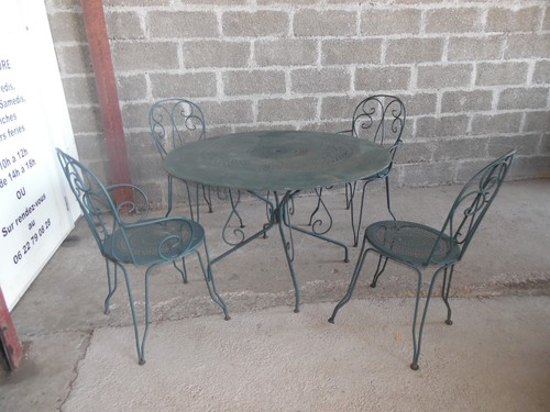 Salon jardin fer forge - salon,