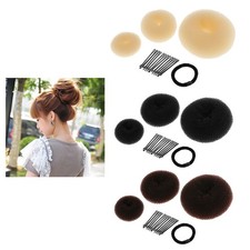 Chignon avec pince à cheveux