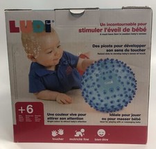 BALLE SENSORIELLE BLEUE de