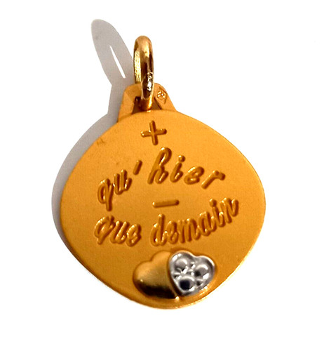 Médaille amour 18kt - d'amour, or