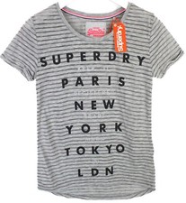 Superdry BURNOUT STRIPE TEE