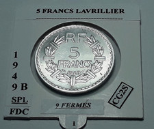 5 Francs Lavrillier 1949 B 9