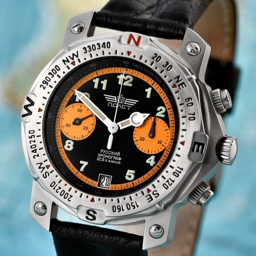 Poljot 3133 chronographe - 3133,