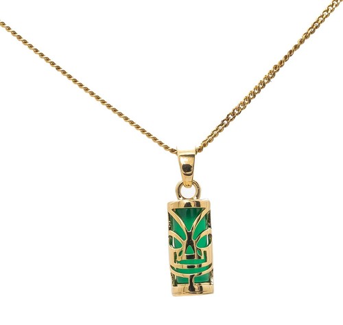 Pendentif tiki agate - , en