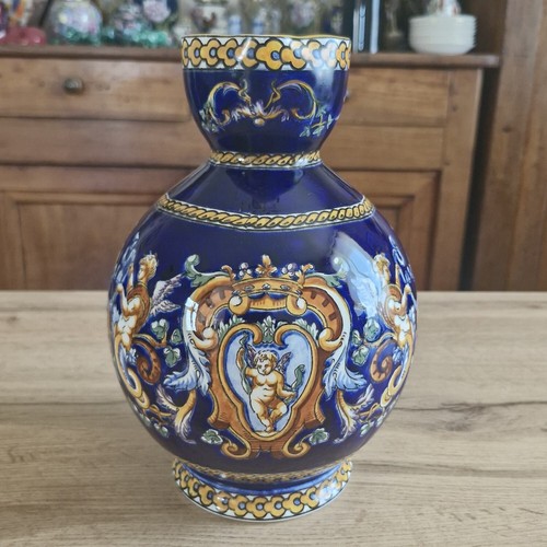 Ancien pichet gien renaissance - ancien,